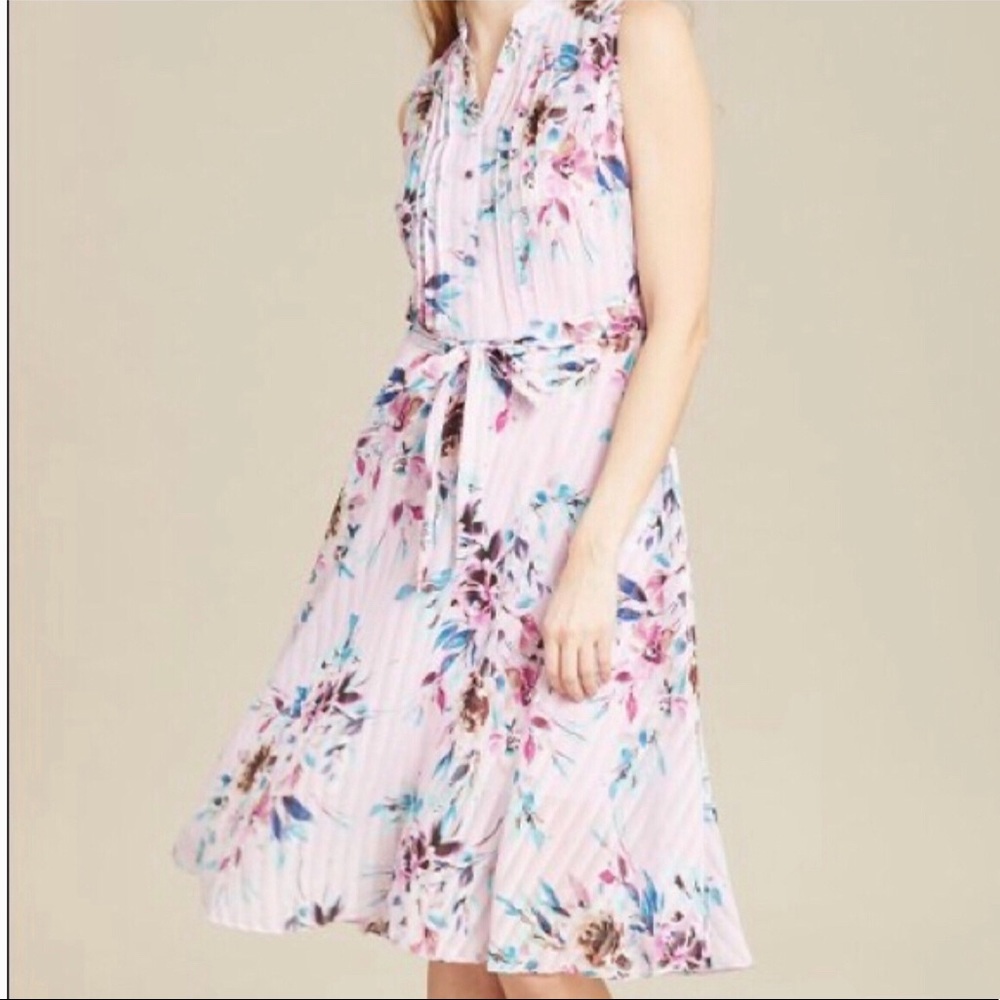 Nanette Lepore Sugar Plum Tie-waist dress